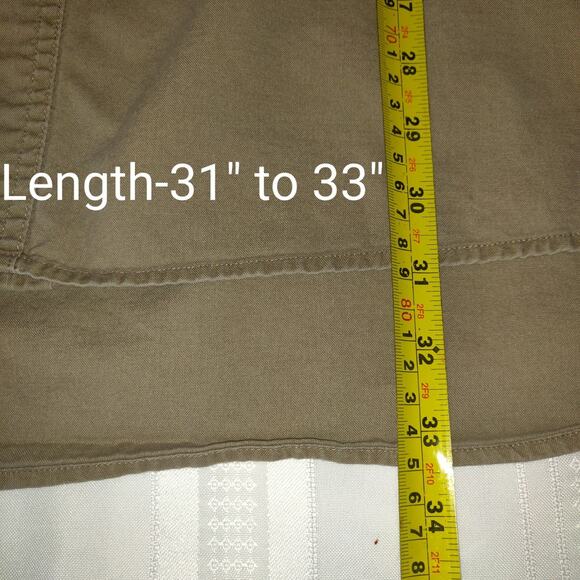 Cabela's Men's Shirt 2XL TALL Outdoor Gear Tan Camel Elbow Patches Work Wear - Picture 9 of 16